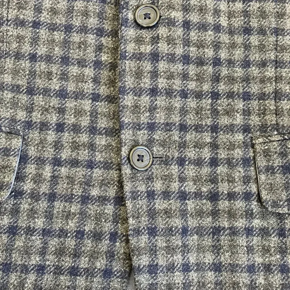 Wallin & Bros Mens 38S Wool Tweed Tailored Sports Coat Blazer Elbow Patches - Picture 7 of 16